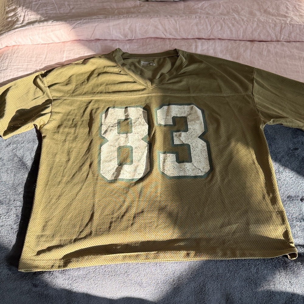 Olive Mesh Jersey with Number 83